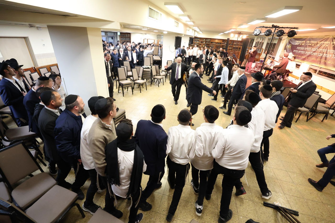 הנחת אבן הפינה בישיבת נהורא