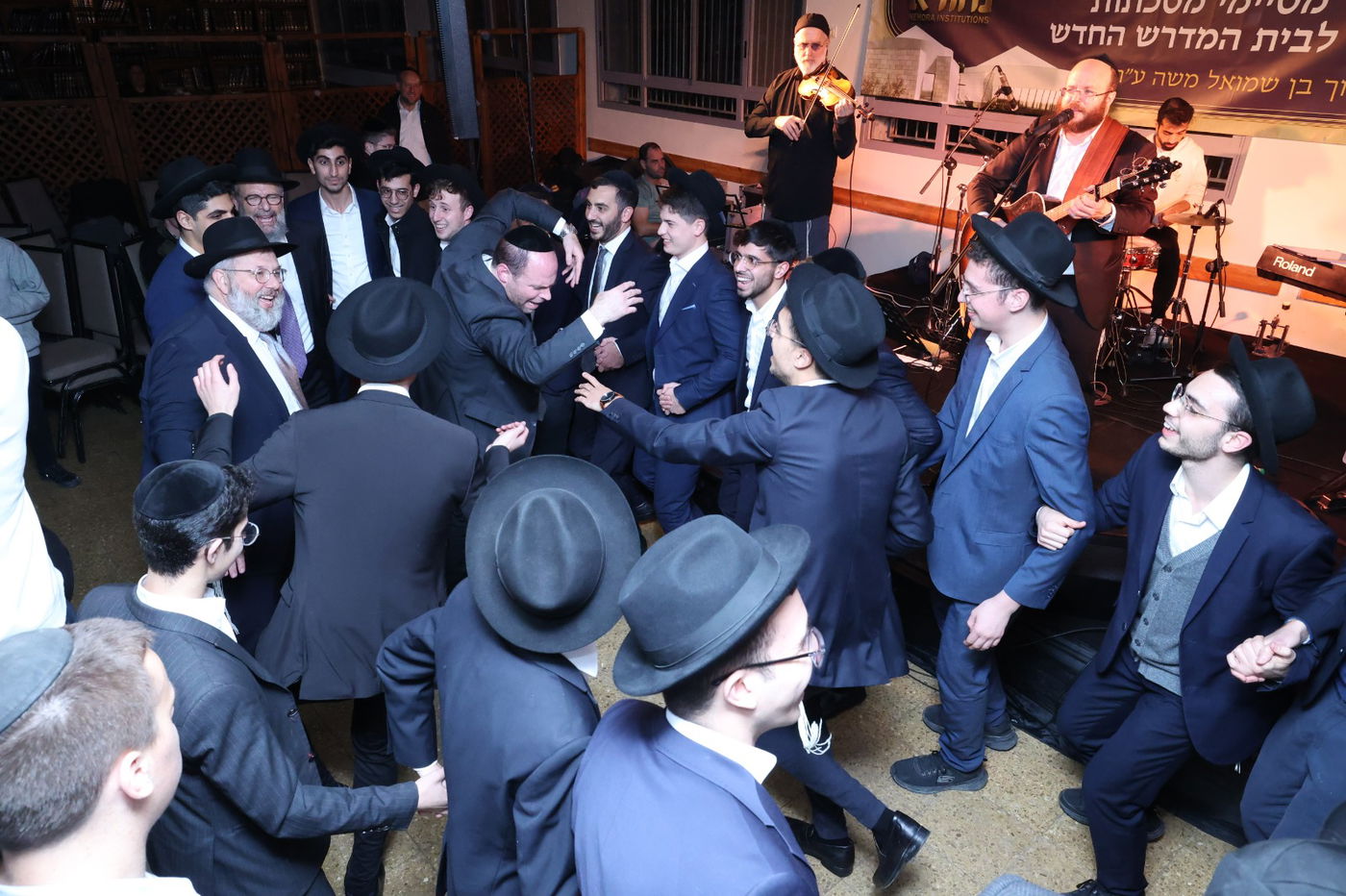 הנחת אבן הפינה בישיבת נהורא