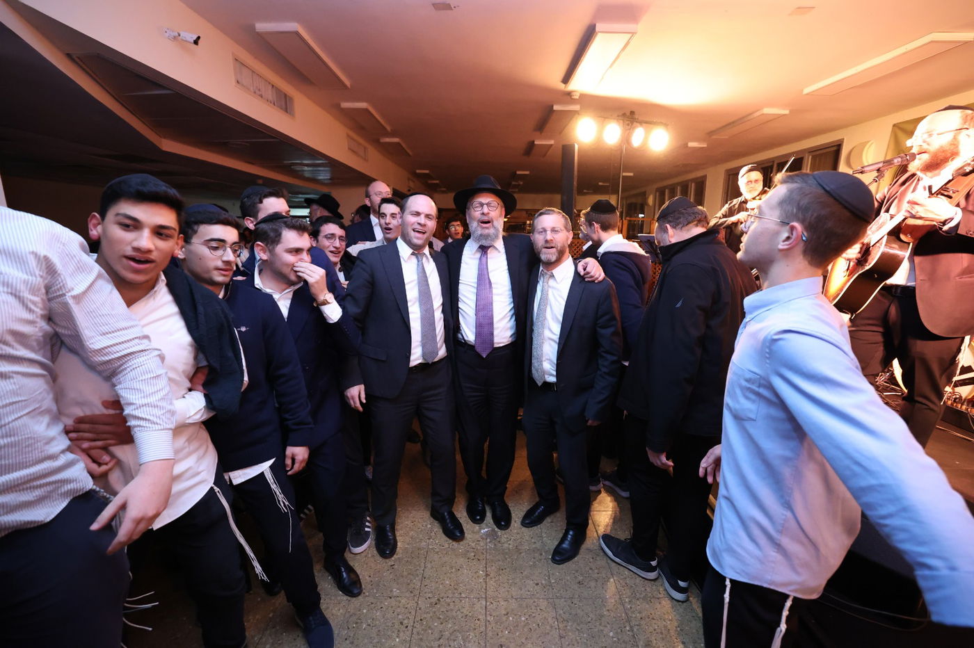 הנחת אבן הפינה בישיבת נהורא