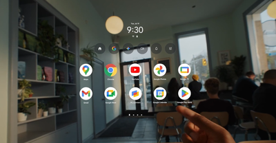 יקרינו את האפליקציות כמציאות רבודה. המשקפיים של גוגל