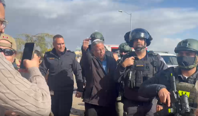 הסיור של בן גביר בתראבין