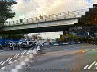 ההפגנה בסמוך לבני ברק כעת