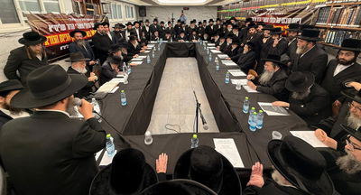 כינוס האדמו"רים והרבנים הערב