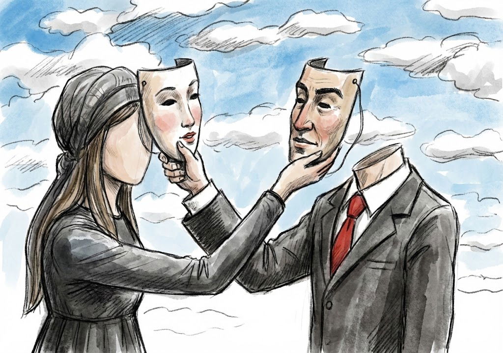 הסיפור שאני מספר
על בן הזוג, כולא
אותי או מגן עלי?