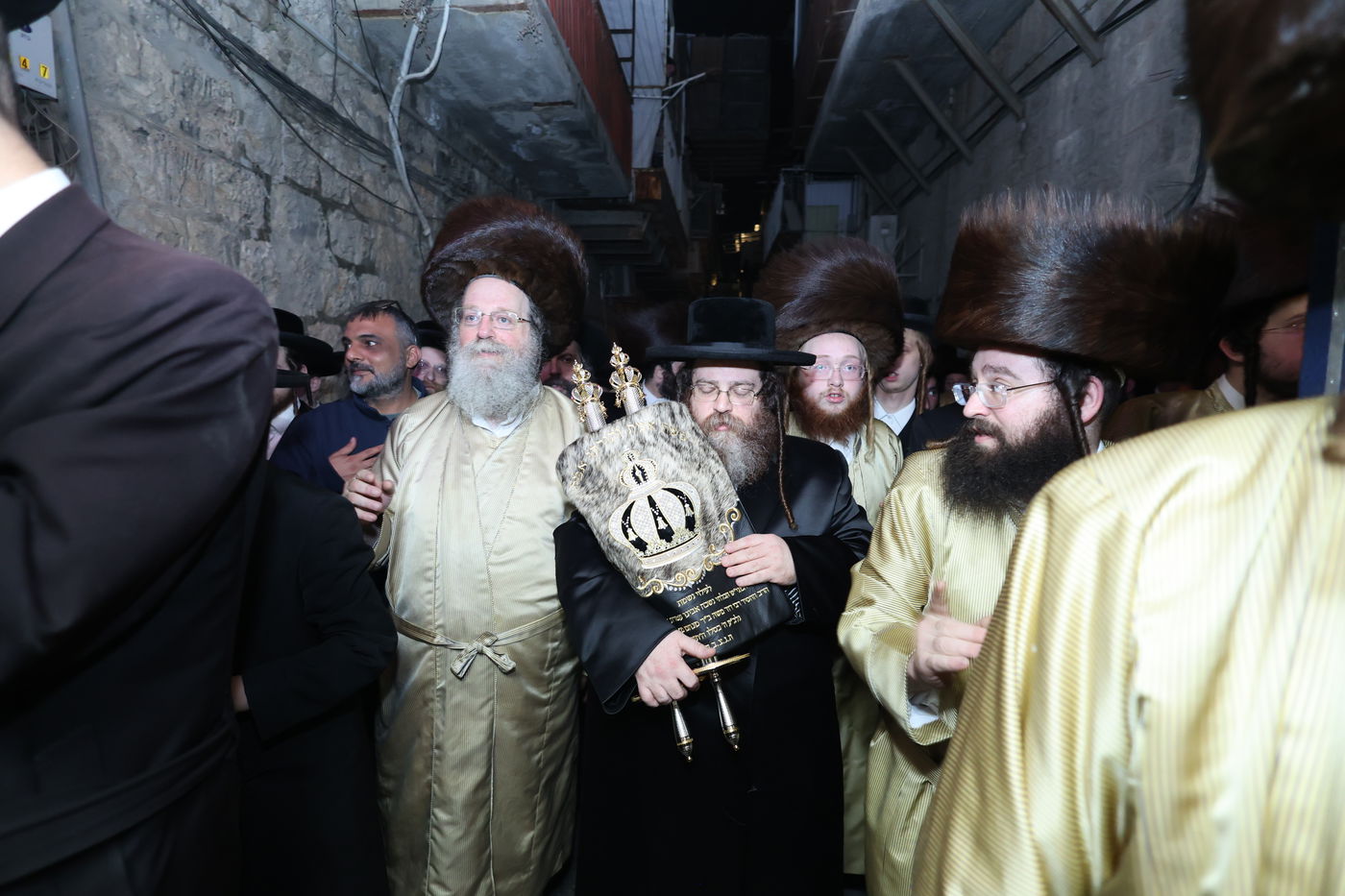 הרה"צ רבי יואל קאהן בתהלוכה