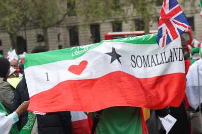 הפגנת תמיכה בסומלילנד. אילוסטרציה