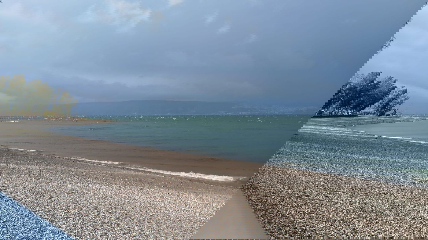 חוף סוסיתא בכנרת, בגשם המבורך