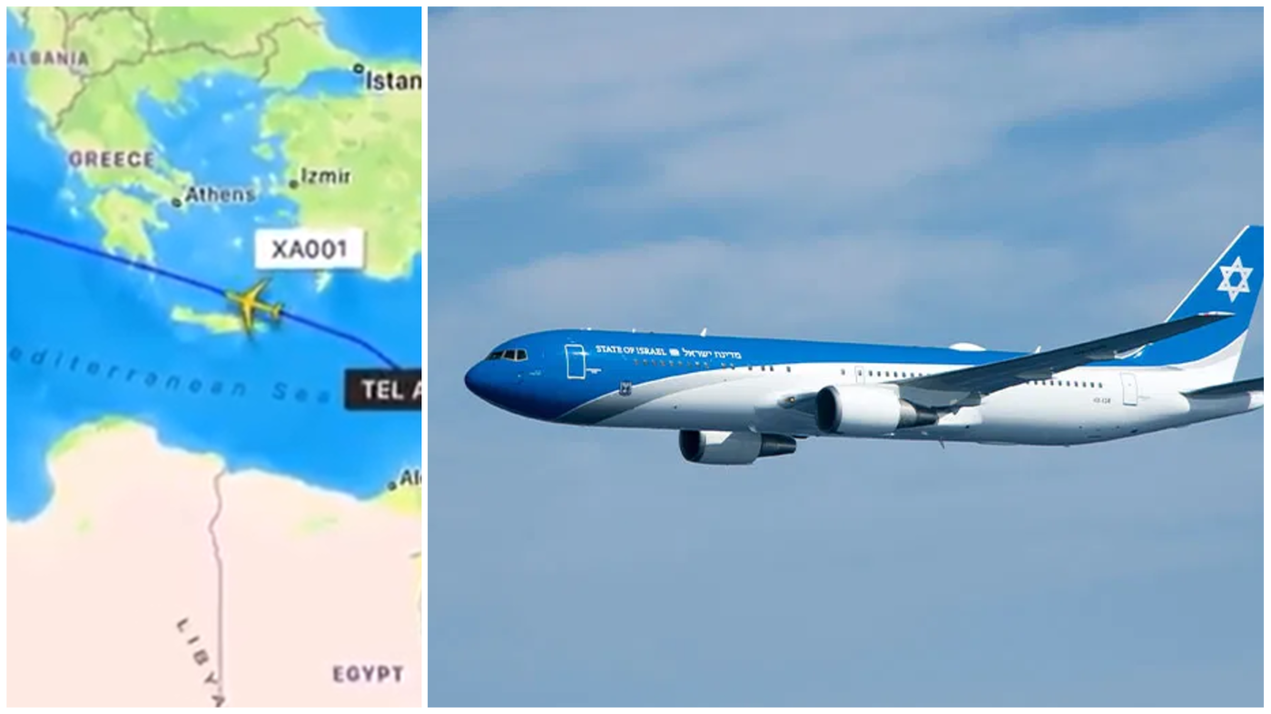 כנף ציון -  מסלול הטיסה מעל המדינות האירופיות 