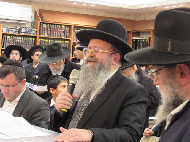 עצרת תפילה לרפואת הגר"ד בצרי