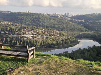 הספסל עם הנוף היפה ביותר, בימים אלו | חורף תשפ"ו