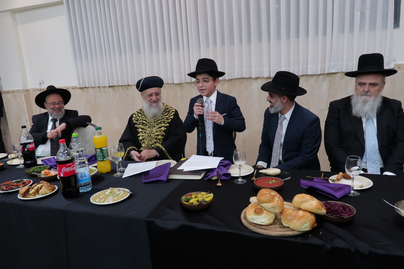 שמחת בר המצווה לנין מרן הגר"ע יוסף זצ"ל