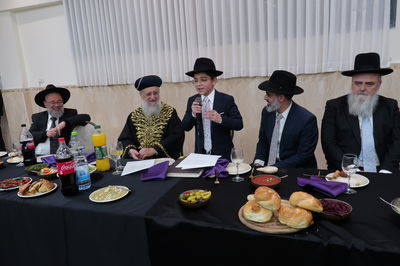 שמחת בר המצווה לנין מרן הגר"ע יוסף זצ"ל