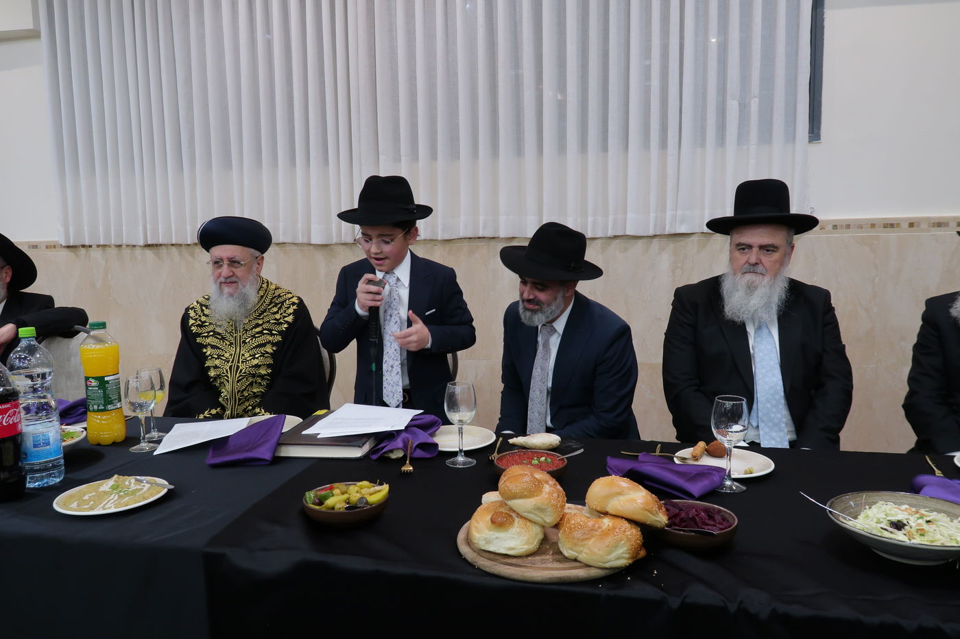 שמחת בר המצווה לנין מרן הגר"ע יוסף זצ"ל