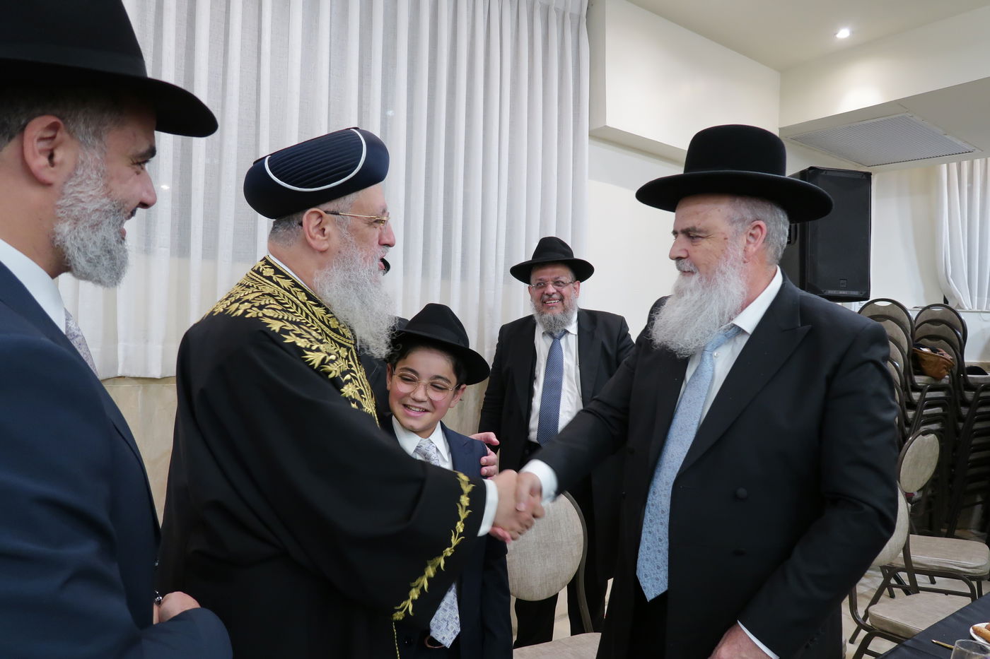 שמחת בר המצווה לנין מרן הגר"ע יוסף זצ"ל