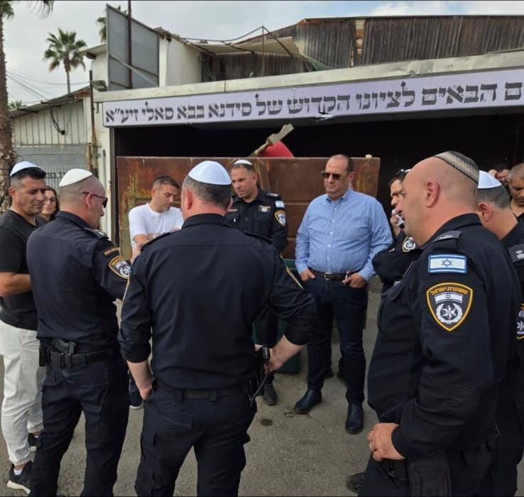 סיור היערכות בציון הבבא סאלי