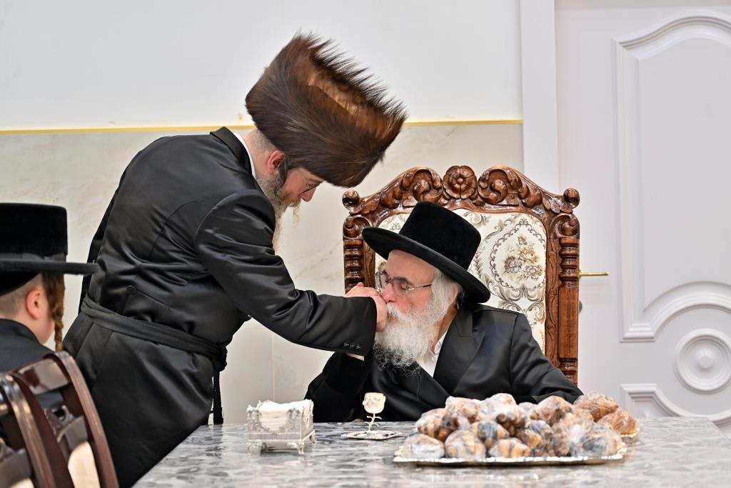 בר מצווה לבן הרב חיים מאיר מרקוביץ, אצל האדמו"ר מויזניץ