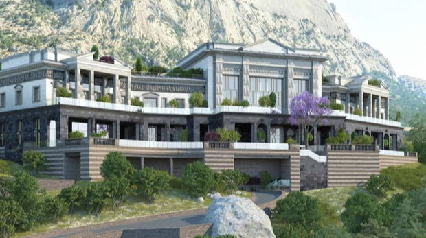 ארמון פוטין בחצי האי קרים. 