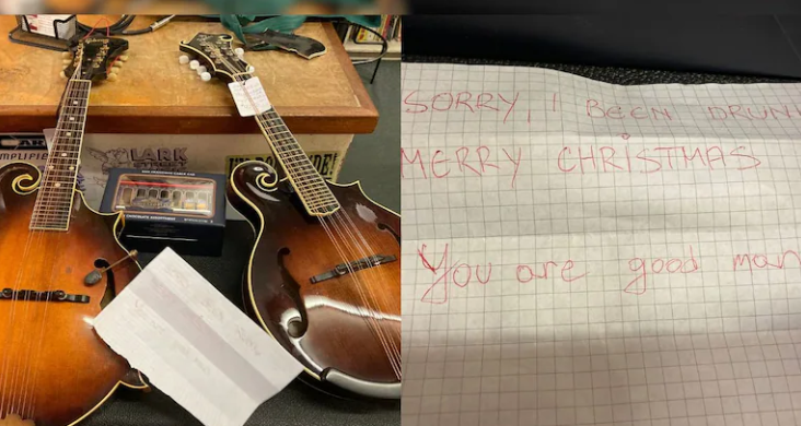 פתק ההתנצלות וכלי הנגינה