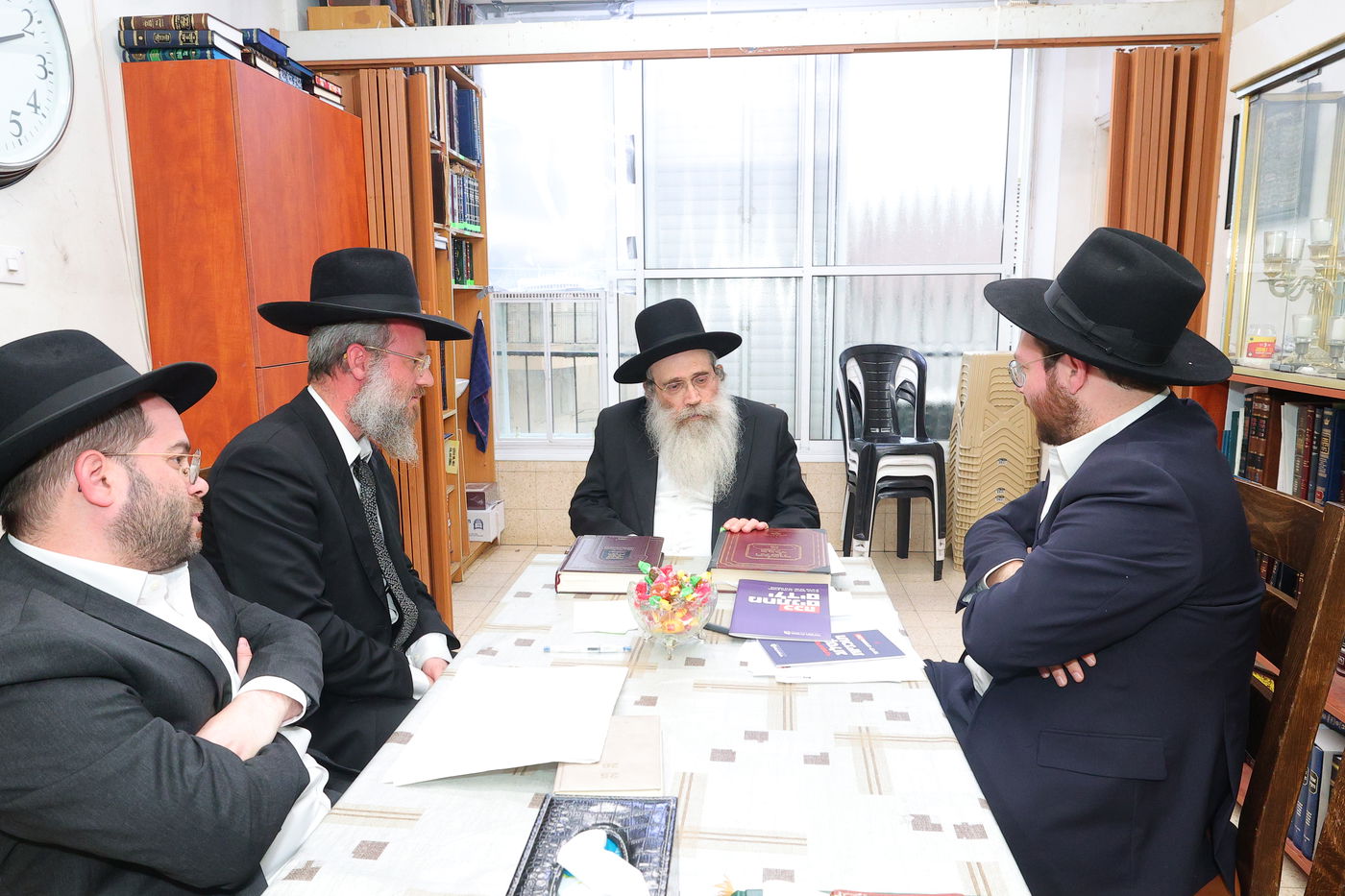 הפגישה במעונו של הגר"ש שטיינמן