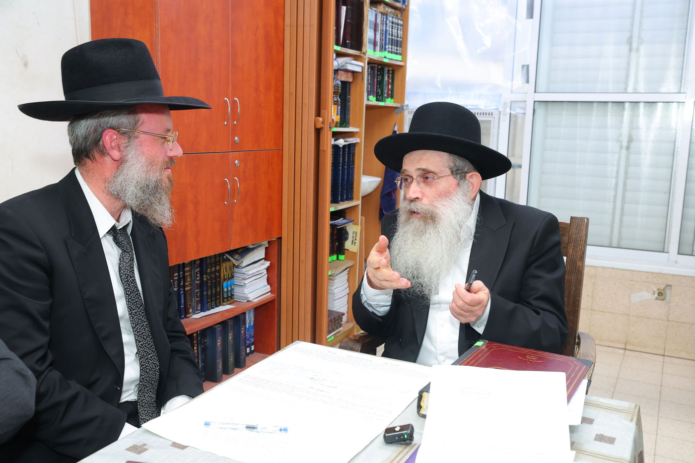 הפגישה במעונו של הגר"ש שטיינמן