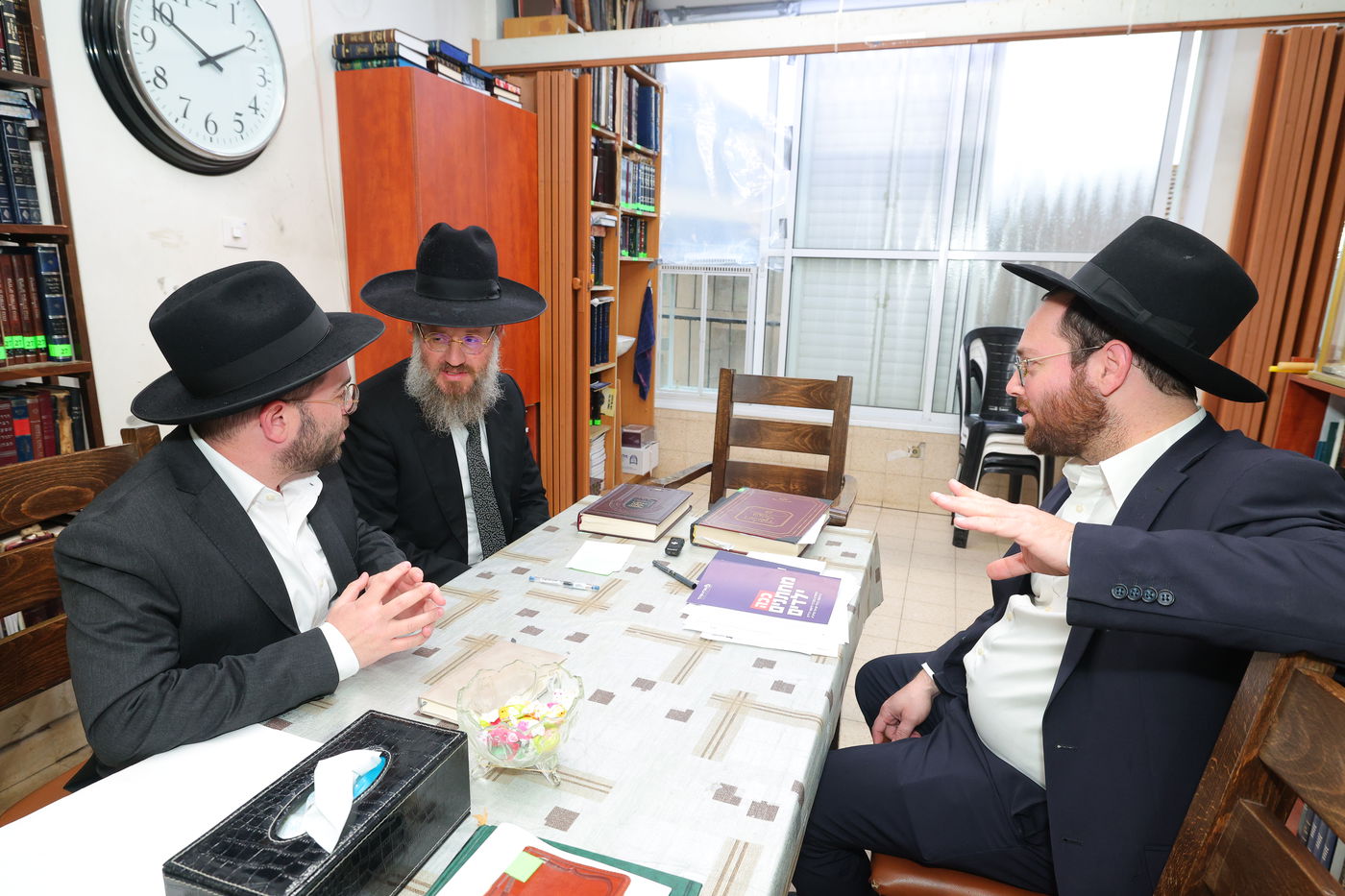 הפגישה במעונו של הגר"ש שטיינמן