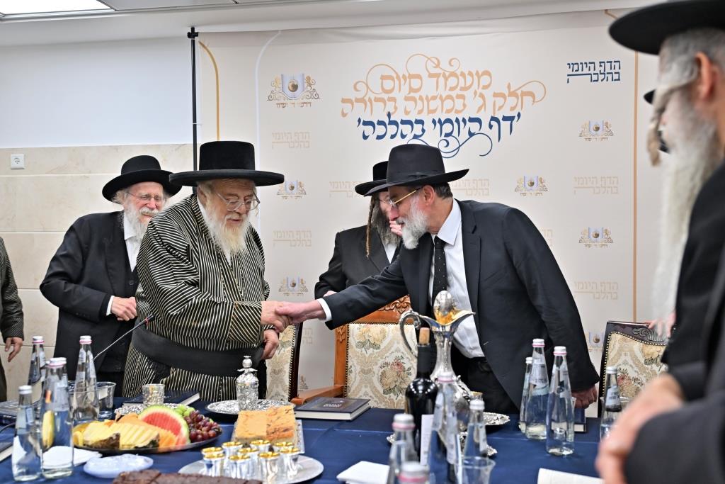 הסיום אצל האדמו"ר מתולדות אהרן 