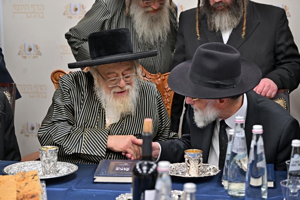 הסיום אצל האדמו"ר מתולדות אהרן 