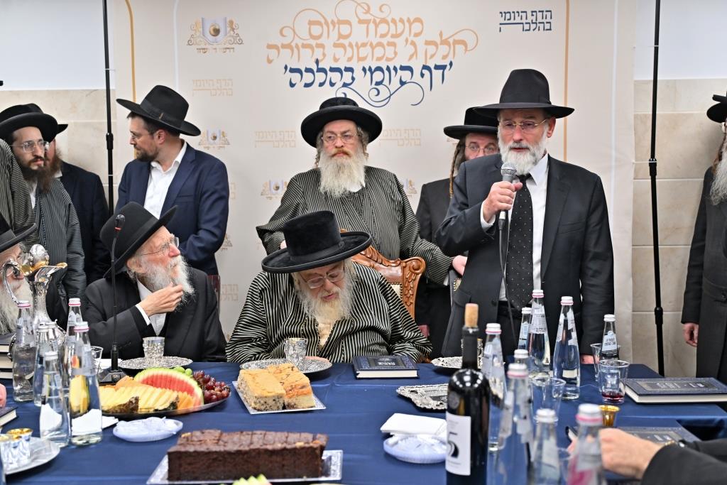 הסיום אצל האדמו"ר מתולדות אהרן 