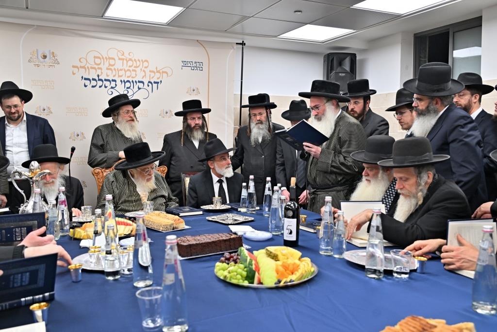 הסיום אצל האדמו"ר מתולדות אהרן 