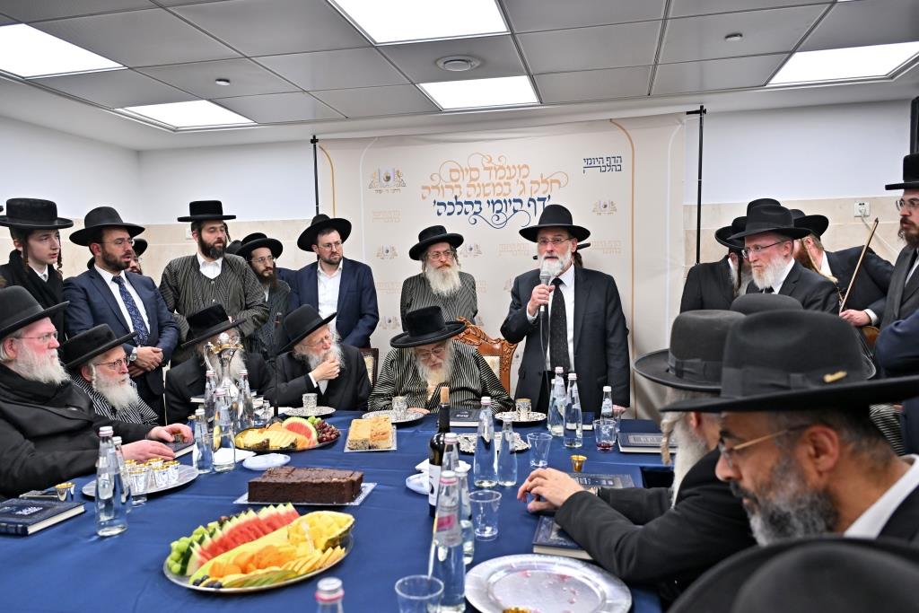 הסיום אצל האדמו"ר מתולדות אהרן 