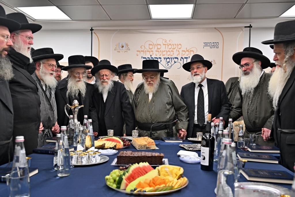 הסיום אצל האדמו"ר מתולדות אהרן 