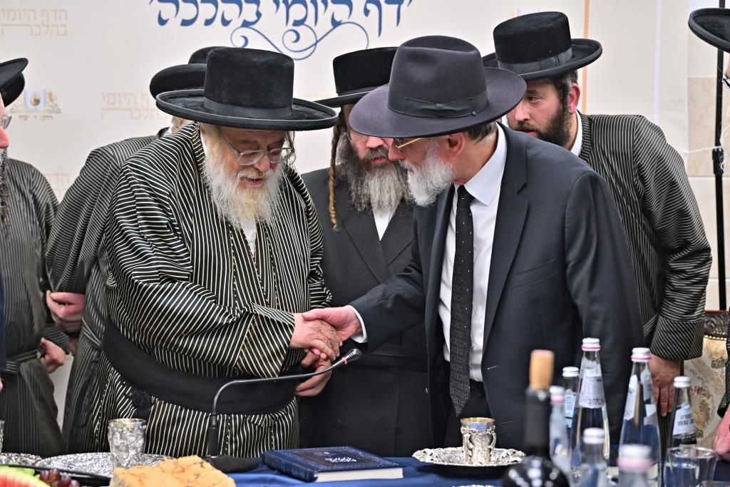 הסיום אצל האדמו"ר מתולדות אהרן 