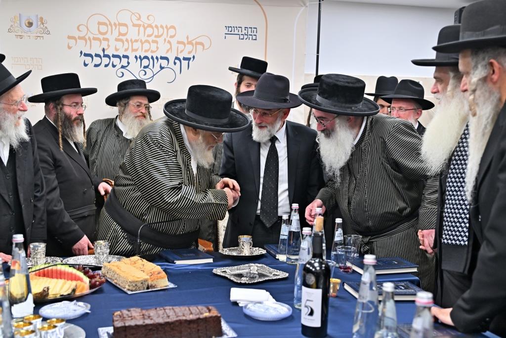 הסיום אצל האדמו"ר מתולדות אהרן 