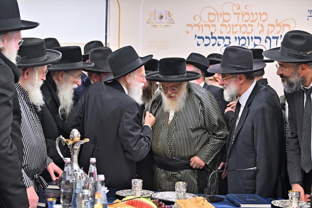 הסיום אצל האדמו"ר מתולדות אהרן 