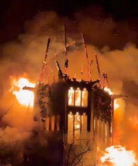 הרוגים ופצועים ואלימות חסרת תקדים בלב הולנד - מבנה היסטורי עלה בלהבות | כך חגגו את 2026