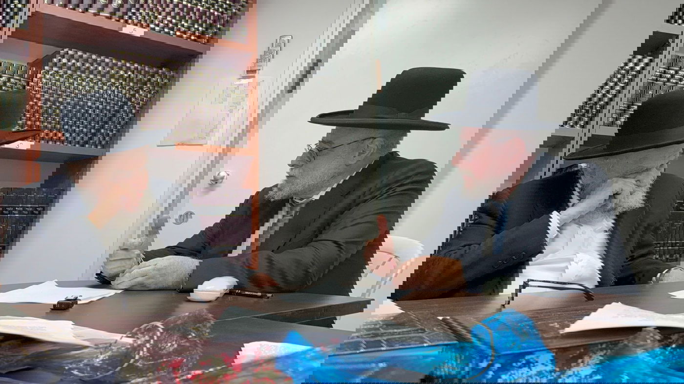 הגר"פ גולדשמידט, הערב אצל הגרמ"ה הירש