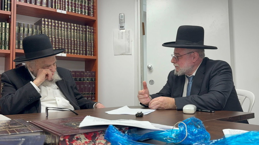 הגר"פ גולדשמידט, הערב אצל הגרמ"ה הירש