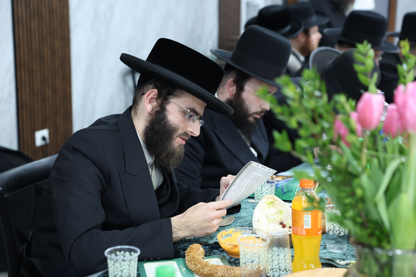 מעמד הסיום אצל הגה"צ רבי חיים צבי מייזליש