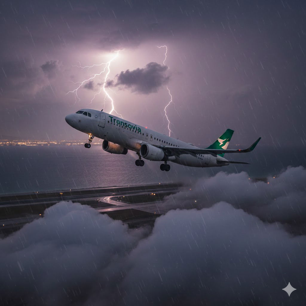 מטוס קרוב לנחיתה