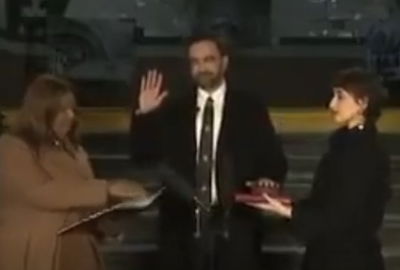 ממדאני בטקס ההשבעה