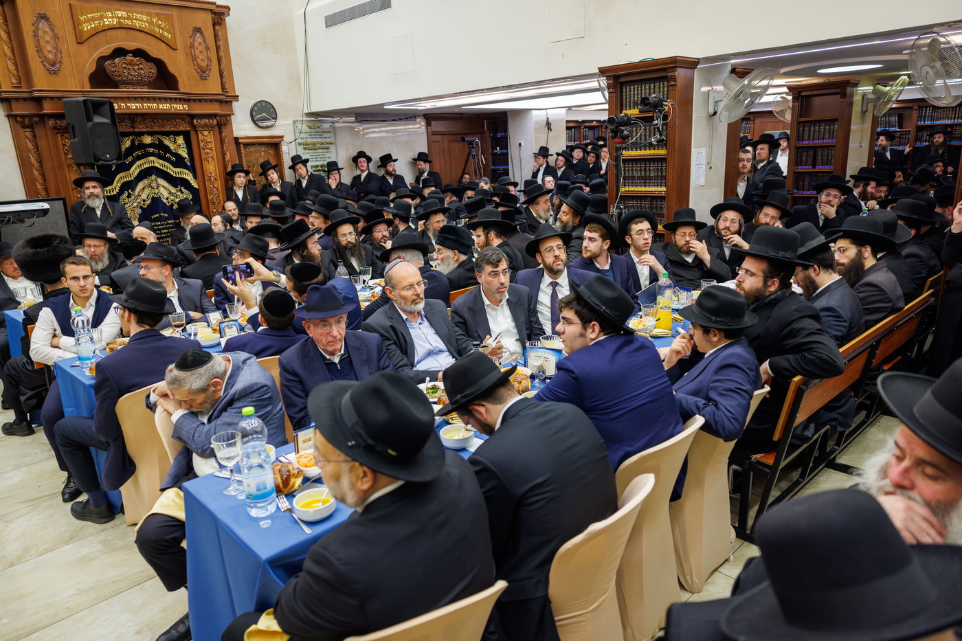 סיום מסכת בכורות בקהילת הגר"ש אלתר