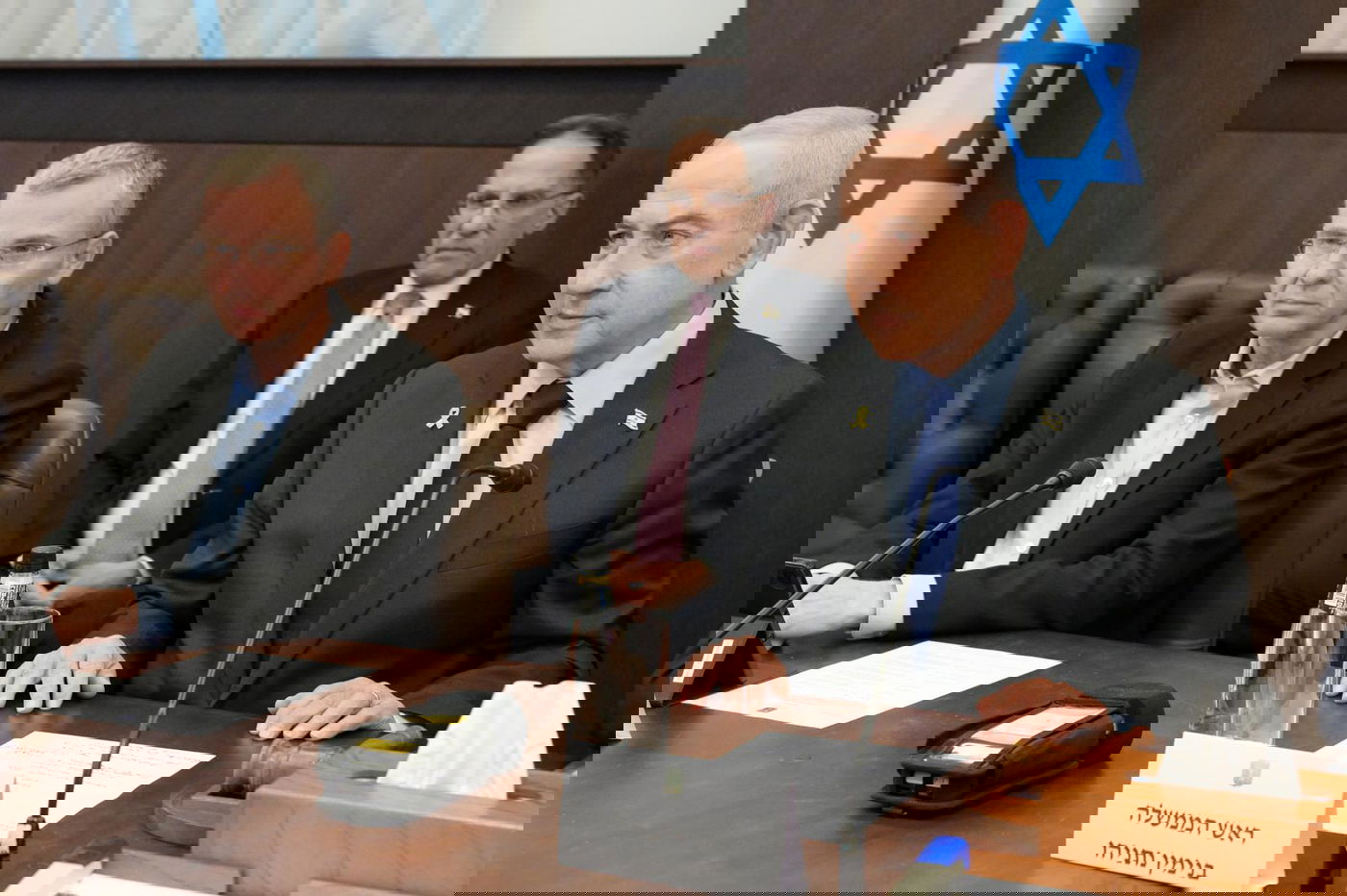 נתניהו בישיבת הממשלה, היום