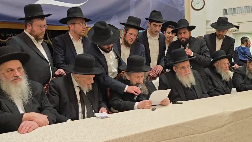 ראש הישיבה בדבריו