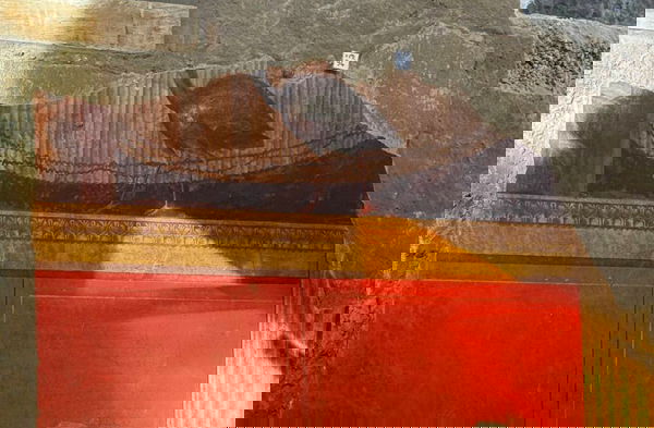 הטווס לאחר עבודות החפירה והחשיפה המלאה