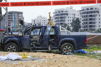 רכבו של המחבל בפיגוע הנורא