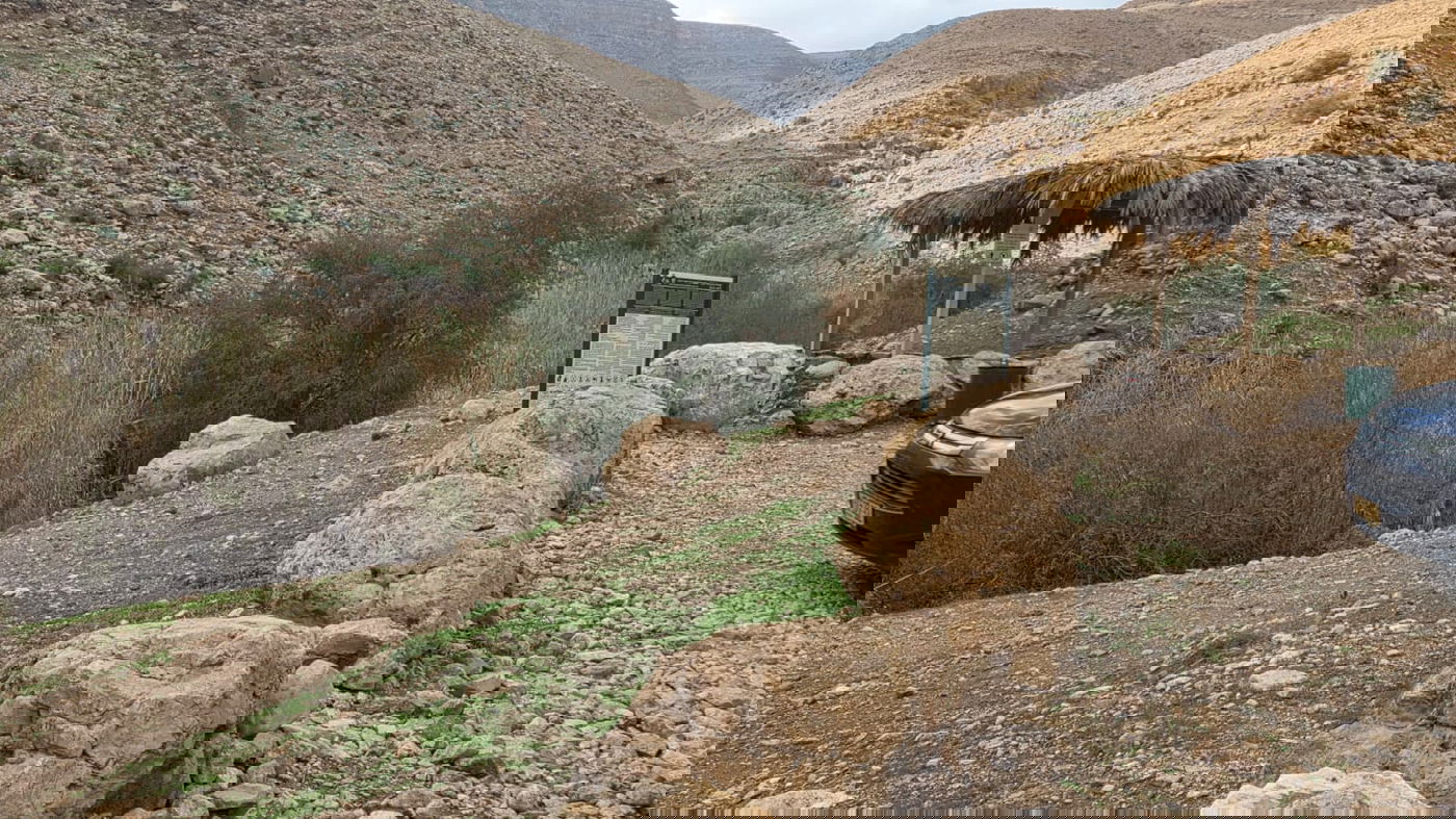 נחל ייטב מלא בחזרה בשבוע שעבר