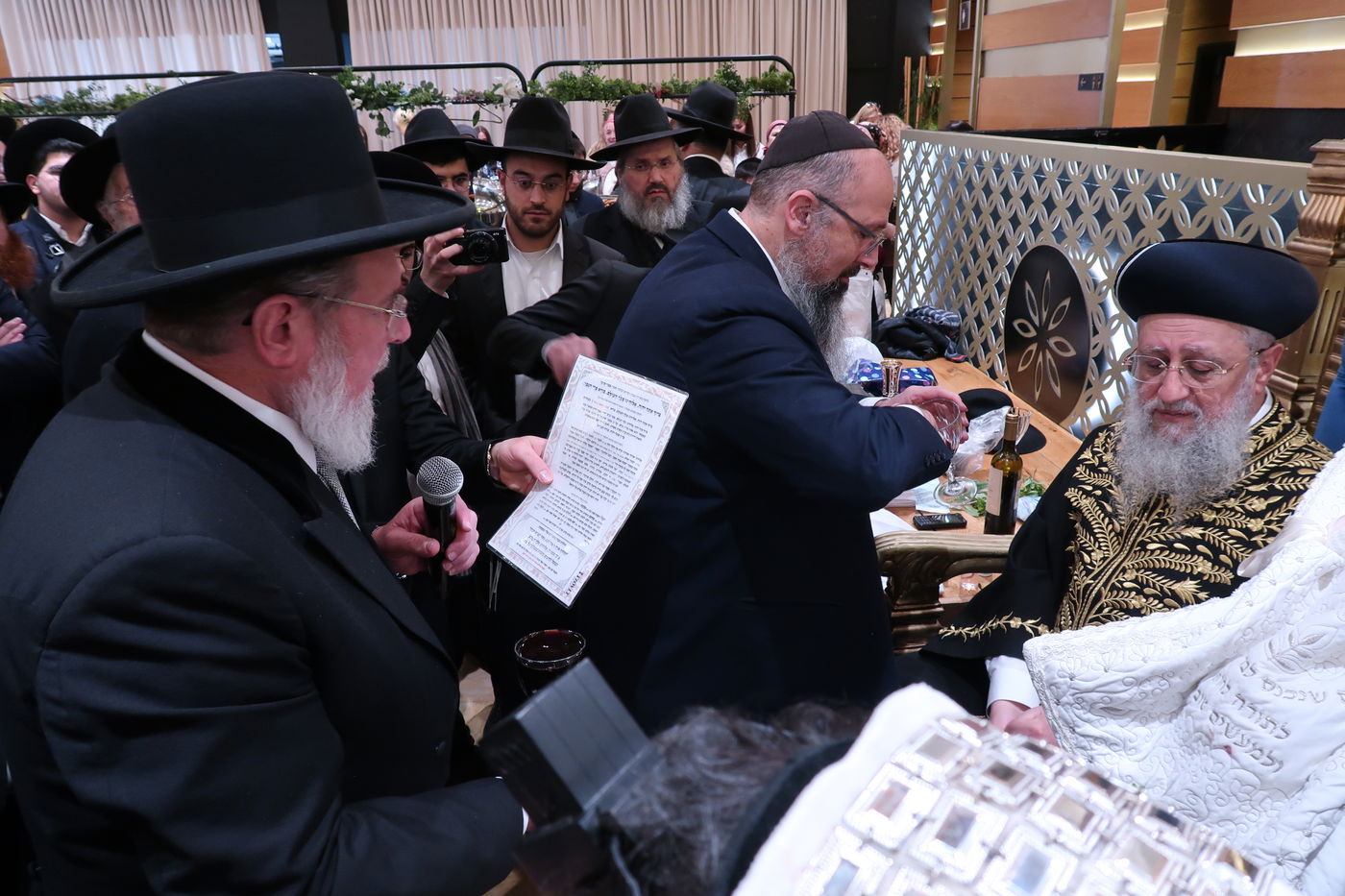 שמחת הברית לנכד הראשל"צ הגר"ד יוסף