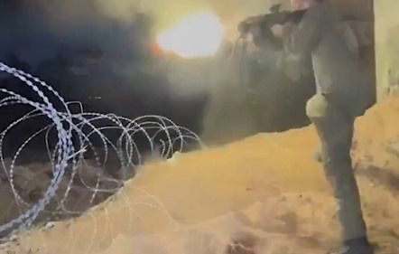 רגע מתוך הסרטון הויראלי