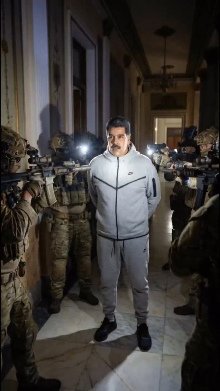 התיעוד ממעצרו של מדורו שנוצר ב-AI