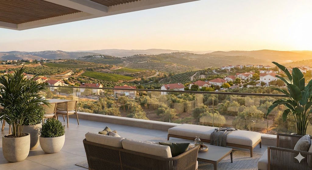 יישוב קהילתי מבוסס בגבעות הסלעיות של אזור השומרון